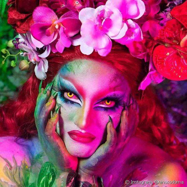A NYX Professional Makeup traz ao Brasil a 2? edi??o do Face Awards e a host ser? a drag queen e make up artist Nina Codorna! (Foto: Instagram @ninacodorna)